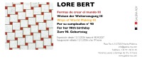 Lore Bert. Ways of Worldmaking III