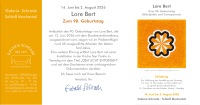 Lore Bert. Bildobjekte und Transparente