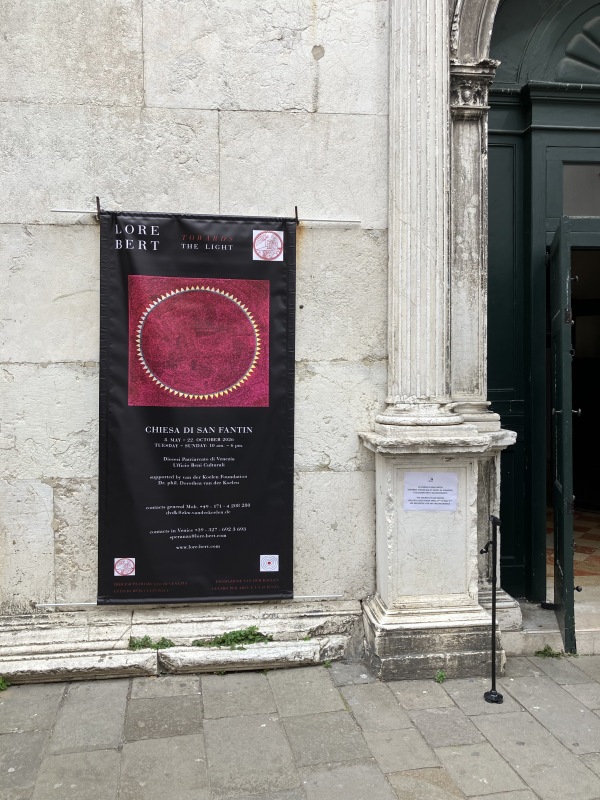 Lore Bert - Biennale 2026:&nbsp;&nbsp;Installation&nbsp;&nbsp;<i>Towards the Light</i>&nbsp;&nbsp;in San Fantin